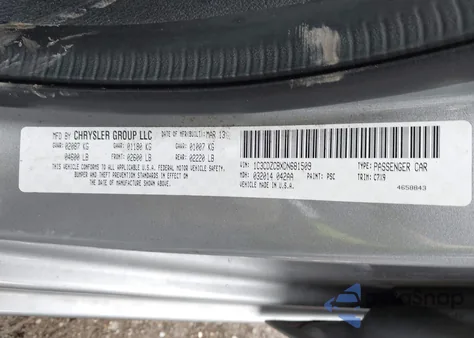 2013 Dodge Avenger Sxt from USA, damaged, VIN 1C3CDZCBXDN681509